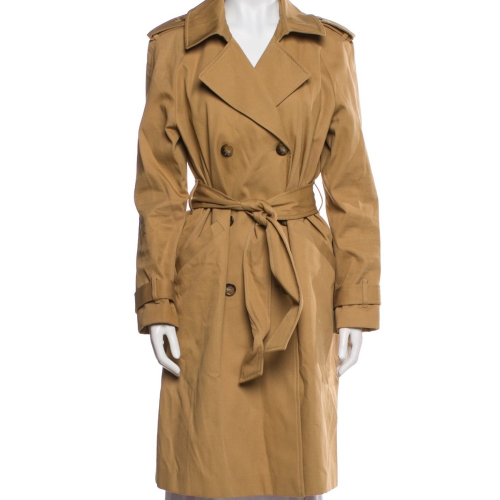 Sezane Camel Trench Coat